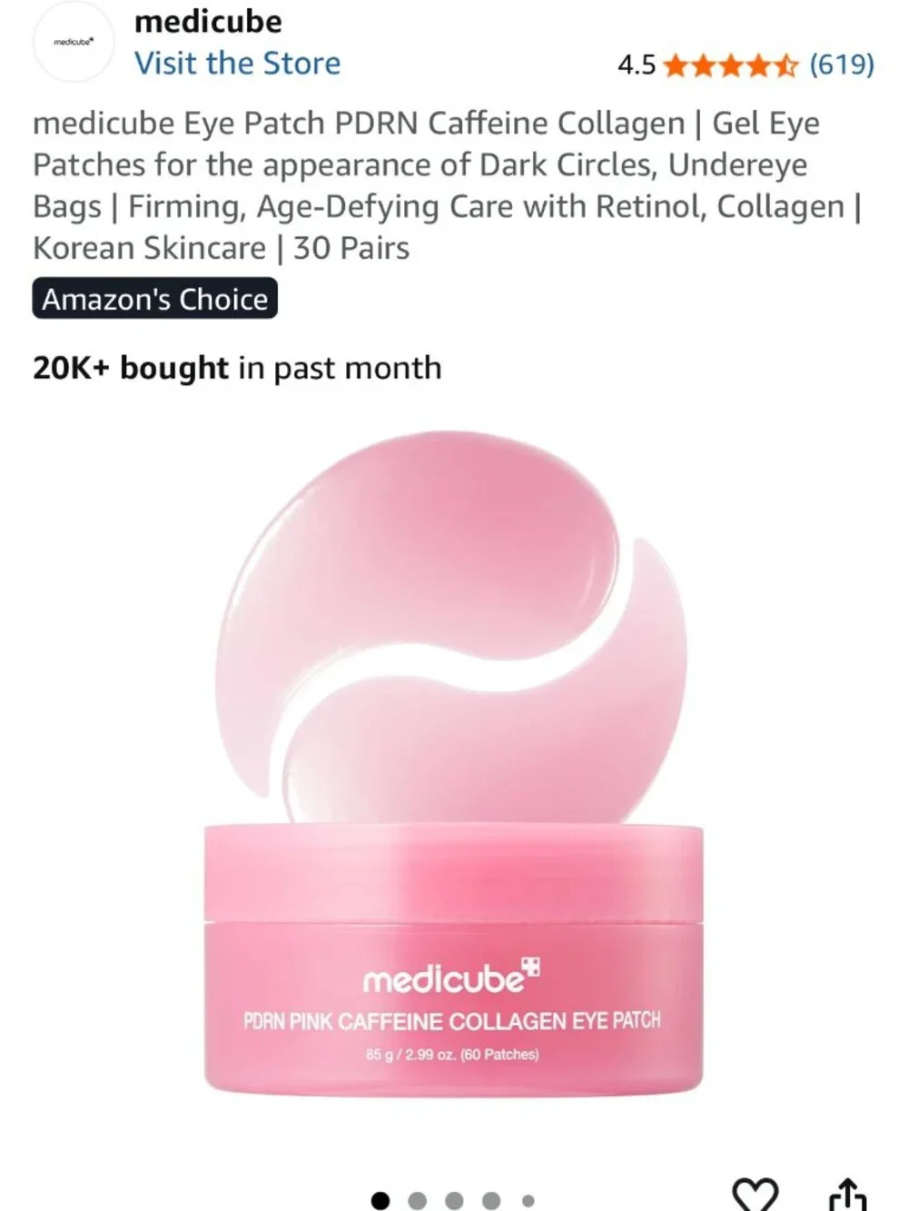 Medicube set of eyepatches and eye serum-NEW